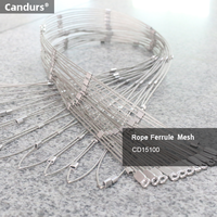 Filet en câble métallique flexible en acier inoxydable SS 316 X-Tend pour la sécurité architecturale OEM