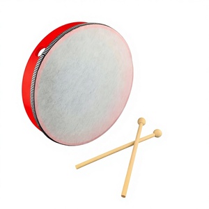 Wholesale <b>Hand</b> <b>Drum</b> 8 Inches Including Drumsticks Orff Percussion for Kids <b>Hand</b>-Beaten <b>Drum</b> - Product Image 2