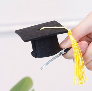 DAMAI Graduation Hat Hair Clip with Tassels Graduation Table Decoration 2026 Graduation Party Supplies Mortarboard <b>Headband</b> - Product Image 5