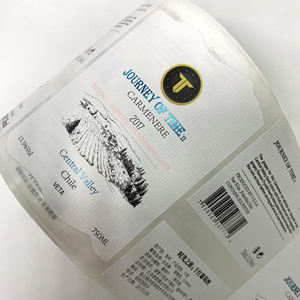 Etiquetas de marca para <span class=keywords><strong>botella</strong></span> de vino, paquete de <span class=keywords><strong>whisky</strong></span> personalizado, color rojo, <span class=keywords><strong>precio</strong></span> barato - Product Image 5