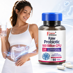 Fabricant de probiotiques Shecome personnalisés, soutient la santé digestive et la santé intestinale des femmes, 60 capsules de probiotiques. - Product Image 1