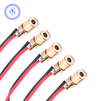 Mini Laser rouge à points, 3v, 5v, 5mw, 650nm, unité Diode