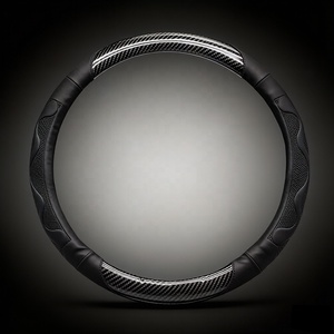 Funda de <span class=keywords><strong>Volante</strong></span> de Coche de Cuero de Fibra de Carbono O/D de 38 cm para <span class=keywords><strong>Suzuki</strong></span> <span class=keywords><strong>Swift</strong></span> 2017 2018 2019 2020 2021 2022 Accesorios Deportivos para Automóviles - Product Image 4