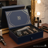 Boîte d'emballage professionnelle pour tondeuse à cheveux avec étui rigide rotatif à double couche pour rasoir électrique et accessoires de toilettage