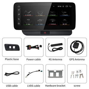 HFMidia Snapdragon665 12.3 pouces, autoradio multimédia sans fil CarPlay Auto Android 14 pour AUDI 08-16 Q5, unité principale, lecteurs radio - Product Image 6