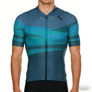 Maillot de cyclisme personnalisé haute performance pour hommes et femmes, séchage rapide, respirant, polyester et élasthanne, imprimé dégradé, pour le cyclisme sur route - Product Image 6