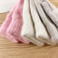 Vente en gros de gants et de mitaines chauds en laine et cachemire pour femmes, pour l'hiver, Style rayé, pièces