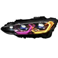 Accesorios para Automóviles SJC, Faros Delanteros Estilo Láser para BMW G22 G82 G80 RGB Multicolor, Luces de Circulación Diurna DRL, Control por Aplicación