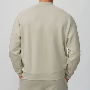 Nueva Llegada <span class=keywords><strong>Sudadera</strong></span> con Capucha <span class=keywords><strong>Negra</strong></span> <span class=keywords><strong>Oversize</strong></span> de Peso Pesado con Cremallera y Logotipo Personalizado, Ajuste Regular, para Hombre, con Media Cremallera, Otoño Invierno - Product Image 4