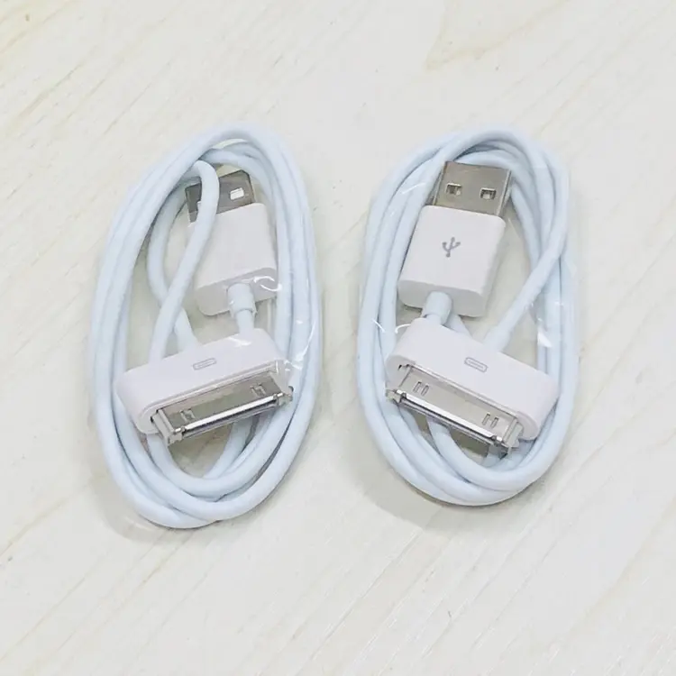 Wholesale 1M USB A 30pins Data Usb Cable for iPhone 4s