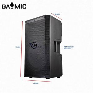 Nuevo Altavoz Activo de 15 Pulgadas con Rango Completo de Frecuencia, 1000W Clase D, para Uso Doméstico y Karaoke - Product Image 6