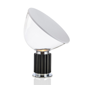 En stock <span class=keywords><strong>abat</strong></span>-<span class=keywords><strong>jour</strong></span> rond en verre <span class=keywords><strong>lampadaire</strong></span> en métal chambre à coucher lampes décoratives LED modernes pour tables de chevet - Product Image 5