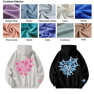 Sudadera con Capucha Extra Grande de Felpa Francesa 100% Algodón de Alta Calidad Personalizada OEM, Sudadera con Capucha de Manga Larga con Estampado 3D - Product Image 2