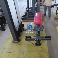 YG-6023 YG Fitness Prix usine Équipement de musculation Machine à traction longue / rameur bas Poignée de traction longue Pec Deck pour club de fitness