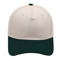 Gorra de béisbol con logotipo bordado 3D de dos tonos, gorra con marco de 5 paneles personalizada, fabricante de algodón, gorras deportivas para correr, gorra de béisbol para hombre