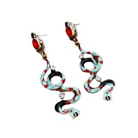 Anting-anting Stud Bola Zirkon Mewah, Bahan Paduan Seng, Potongan Asscher, Lapisan Emas, Gaya Vintage, Grosir OEM ODM Wanita