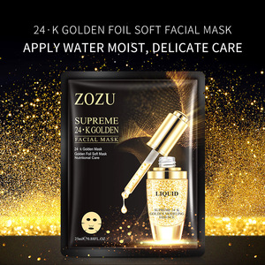 <span class=keywords><strong>Masque</strong></span> facial en feuille souple ZOZU <span class=keywords><strong>Supreme</strong></span> 24K Golden Vitamin C Crystal 25ml, <span class=keywords><strong>masque</strong></span> hydratant en profondeur, nourrissant, anti-âge, avec feuille d'or - Product Image 3