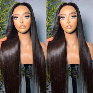 Bán Buôn Giá Rẻ Xương Thẳng Tóc Con Người Ren Phía Trước Tóc Giả 13X6 HD Ren Phía Trước Tóc Giả Nguyên Brazil Tóc Giả Tóc Con Người Cho Phụ Nữ Da Đen - Product Image 2