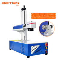 Machine de marquage laser UV portable 3W 5W pour la gravure sur métal et plastique, marqueur laser avec axe rotatif
