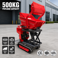 Voer F500S Mini-Raupendumper mit Knicklenkung 500kg CE/EPA-Zertifiziert für Bau- und Straßenkonstruktion