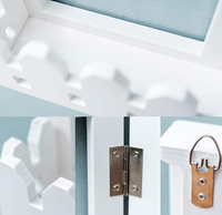 Prix usine personnalisé blanc forme étagères flottantes suspendus support décoratif décor à la maison bois mur fenêtre fleur cadre
