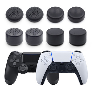 ฝาครอบจอยสติ๊กคอนโทรลเลอร์ PS4 PS5 ชุด 8 ชิ้น ฝาครอบซิลิโคนป้องกันแบบสูงต่ำสำหรับคอนโทรลเลอร์เกม - Product Image 1