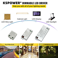 Transformateurs de lumière LED 48W avec sortie de borne à vis Pilote d'alimentation unique