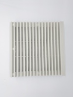 Grille de ventilation anti-poussière en plastique ABS avec filtre éponge pour ventilateur de refroidissement d'armoire électrique