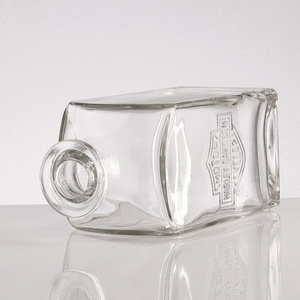 Bouteilles personnalisées avec bouchon en T pour whisky et <span class=keywords><strong>vodka</strong></span>, bouteille en verre transparent à bouche en spirale avec cylindre de brandy - Product Image 3