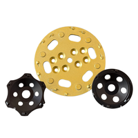Disque de meulage PCD en résine diamantée de 250 mm (10 pouces) pour sols, type Blastrac, pour élimination rapide de peinture époxy et colle, personnalisable OEM