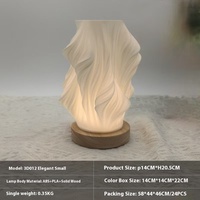 Lampe de nuit USB créative, éclairage d'ambiance de chevet, bois massif, protection des yeux, décoration, lampe de table 3D, design moderne, usage domestique