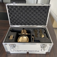 Appareil numérique portable motorisé de type Casagrande pour la détermination de la limite de liquidité des sols, 220V, en laiton, pour laboratoire, conforme ASTM, garantie 1 an