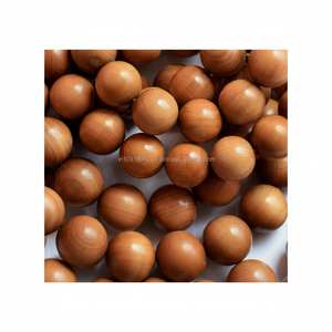 Album religieux chinois original Santalum perles de bois en vrac pour faire des malas écologiques avec parfum de longue durée - Product Image 1