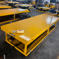 Plateforme élévatrice à ciseaux à rouleaux électriques fixes de 500 kg à 4000 kg, hauteur de levage 1050 mm, plateforme élévatrice hydraulique à rouleaux