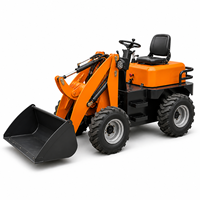 Elektrischer Kleinradlader mit Hocheffizienzmotor & Getriebe für Sand/Landwirtschaft und Transportbetonanlagen