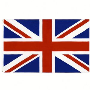 Bandera Nacional de Inglaterra 3x5 pies, Impresión Digital en Satén, Estilo Bandera, Mástil de Fibra de Vidrio Arcoíris, Poliéster Metálico - Product Image 5
