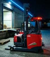 Chariot élévateur électrique à conducteur debout CQD25-GC2R HELI 2500 kg avec commande au pouce pour entrepôt à rayonnages hauts et couloirs étroits