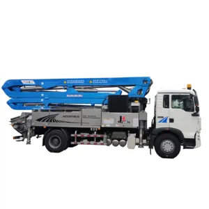 Hot Sale! JIUHE brand Right cab 30m small mini concrete pump truck concrete boom pump truck for sale!