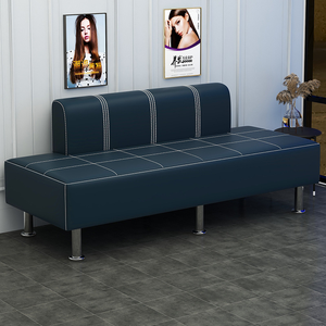 Sillón de Espera para Barbería en Oferta, Sillón de Espera de Cuero Sintético para Sala de Estar, Dormitorio, Centro Comercial, Comedor y Gimnasio - Product Image 6
