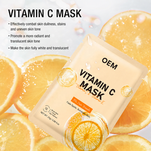 Mascarilla <span class=keywords><strong>Facial</strong></span> Blanqueadora con Vitamina C al por Mayor, <span class=keywords><strong>Precio</strong></span> de Proveedor, Antioxidante, Iluminadora, Reduce <span class=keywords><strong>Manchas</strong></span> Oscuras, Hidratante - Product Image 4
