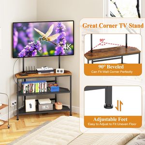 Meuble TV minimaliste ; Meuble de salon adapté aux téléviseurs de 14 à 42 pouces ; Meuble de chambre à coucher - Product Image 3