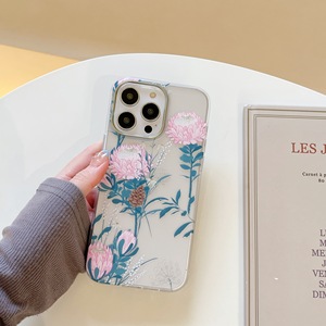 Fundas Protectoras de Plástico para Teléfono Móvil con Diferentes Diseños Florales para <span class=keywords><strong>iPhone</strong></span> 17 16 15 14 <span class=keywords><strong>13</strong></span> 12 11 <span class=keywords><strong>Pro</strong></span> <span class=keywords><strong>Max</strong></span> Plus - Product Image 4