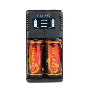 Shenzhen Trustfire 2a Snelle Batterijlader 12V Voor 2 Stuks 32650/26650 Lithium-Ion Batterijlader