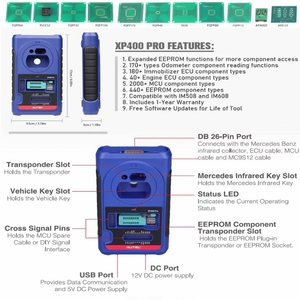 Autel XP400 PRO Anahtar Programlama Çip Programlayıcısı IMMO İmmobilizer Tüm Anahtarlar Kayıp Durumunda IM508 IM608 Pro Mercedes Kızılötesi Anahtar OBD2 Araba için - Product Image 5