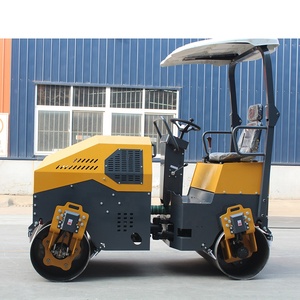 TOSH 3000kg 3 Ton 2 Ton 1 Ton Dizel Motorlu Mini Kompaktör Yol Silindiri Binilebilir Silindir - Product Image 2