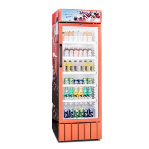 Réfrigérateur de présentation de boissons <span class=keywords><strong>à</strong></span> porte vitrée, réfrigérateur commercial pour boissons, réfrigérateur vertical intelligent pour supermarché, <span class=keywords><strong>vitrine</strong></span> - Product Image 3