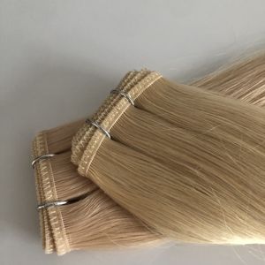 Extensions de cheveux invisibles à trame plate 100% cheveux humains vierges, sans retour de cheveux, <span class=keywords><strong>extension</strong></span> à trame plate - Product Image 5