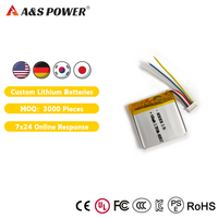 Batteries Lipo en gros 503030 Lithium 430mAh Polymère 3.7V pour lunettes VR
