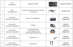 Drone à forte capacité de charge (8 kg) avec suivi IA, caméra 4K, vidéo FPV, évitement d'obstacles, longue autonomie de vol (15 km), course et aventures en extérieur - Vente Flash - Product Image 5