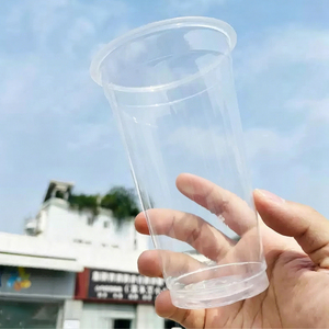 Custom Logo Disposable Food Grade PP Single Wall Transparent Plastic <b>Cup</b> Lids UV Printed 90mm/95mm 700ml Capacity Coffee <b>Cold</b> - Product Image 5